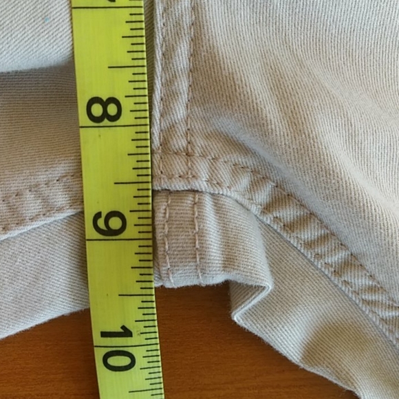 So Stretch Flare Khaki Jeans Size Junior 7 Short - Picture 11 of 13